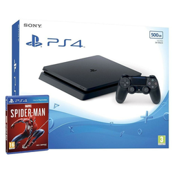 Konzola Playstation 4 500GB Black Playstation 4 + Marvels Spider-Man