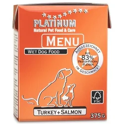 PLATINUM menu ćuretina i losos 375gr