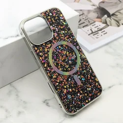 Futrole glam glow magsafe za iphone 16 pro max (6.9) crna ( F121196 )