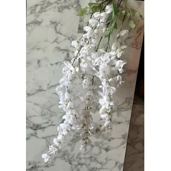 Umetna veja glicinija 113cm bela - bela