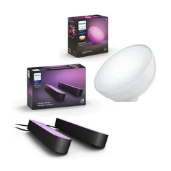 Philips - SET 2x LED RGB prigušiva stona lampa Hue PLAY 6W/230V + stona lampa GO