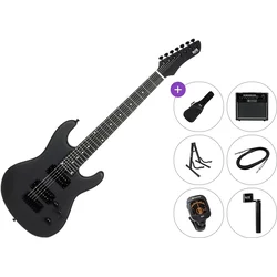 PSD Guitars SPS-1007M Premium SET Matte Black Električna kitara