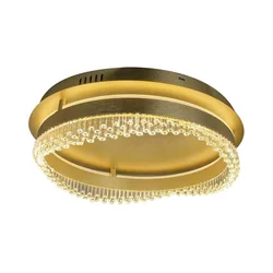 LED plafonsko svetlo 36W/230V, prečnik 43 cm, zlatno