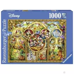 Ravensburger puzzle (slagalice) - Diznijevi likovi u zlatu RA15266