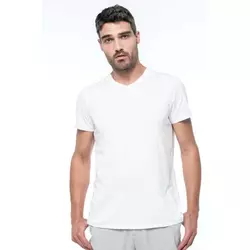 KA3002 MENS SUPIMA V-NECK SHORT SLEEVE T-SHIRT- 100% cotton