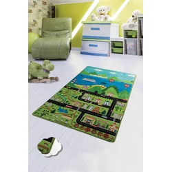Conceptum Hypnose Tepih Happy City, 140x190cm, Šareni