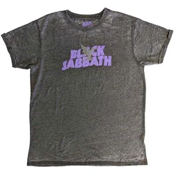 Black Sabbath Logo & Daemon Charcoal Grey L Majica