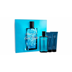 Davidoff Cool Water darovni set toaletna voda 125 ml + balzam poslije brijanja 75 ml + gel za tuširanje 75 ml za muškarce