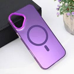 TERACELL Maska za iPhone 16 Plus Magsafe Clear, Ljubičasta