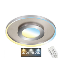 Briloner 3640-012 - LED prigušiva plafonska lampa LED/25W/230V 2700-6500K+ daljinski upravljač