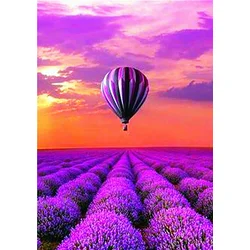 shumee Ob_L_127 Diamantna slika 30x40 - Narava, Balon nad resjem