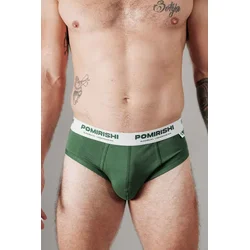 POMIRISHI BAMBOO UNDERWEAR Muške slip gaće, Zelene