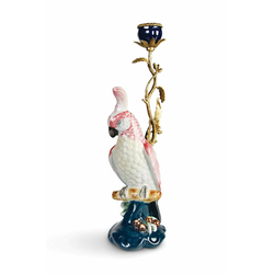Dekorativen svečnik &k amsterdam Cockatoo