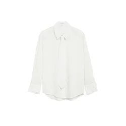 COMMA Bluza siva/off-bela