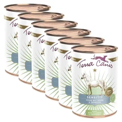 Terra Canis Sensitive Horse with cucumber & strawberry 6 x 400 g