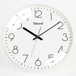 Telesonic Zidni sat, 30 cm, Beli