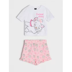 Sinsay - Dvodelni komplet pižame The Aristocats - bela