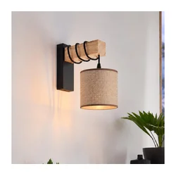 BRILAGI - Zidna svetiljka NUBILA 1xE27/60W/230V braon/crna