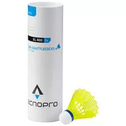 Tecnopro SHUTTLECOCK XL400-6, žogica za badminton, rumena