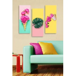 Wallity set slika MDF0009, 3 dijela
