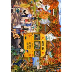 BlueBird - Puzzle Šolski avtobus - 2 000 kosov