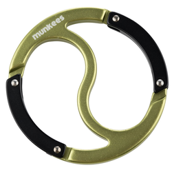 MUNKEES KARABINER CARABINER YIN YANG GREEN