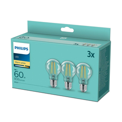 KOMPLET 3x LED sijalica VINTAGE Philips A60 E27/7W/230V 2700K