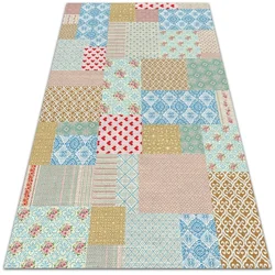 Decormat PVC podloga Patchwork različnih kosov 150x225 cm