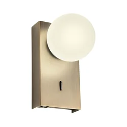 Redo 01-4658 - LED zidna lampa NORMA LED/5W/230V CRI 90 USB bronzana