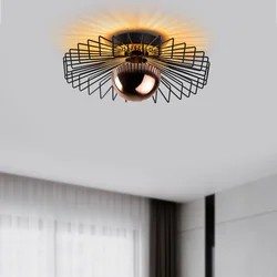 Opviq Luster Kaya-15221, 45x45x18cm, IP20, Bakarno-crni