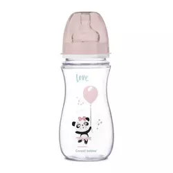 Canpol baby Flašica široki vrat, antikolik - Easy start- 300 ml - toys doll pink