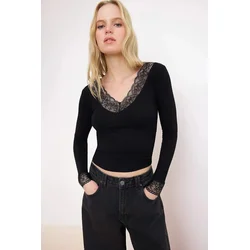 Trendyol Milla Ženska bluza, Crna