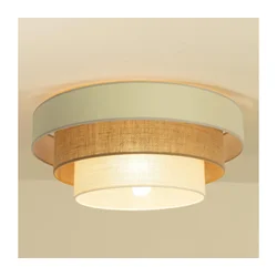 Plafonsko svetlo WENTA 1xE27/60W/230V O 50 cm bež/juta