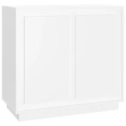 Komoda bijela 80 x 34 x 75 cm od konstruiranog drva