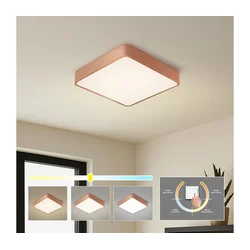 Brilagi - LED plafonsko svetlo POOL LED/48W/230V 3000/4000/6000K 50x50 cm bronzano
