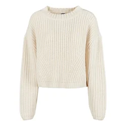 Womens wide oversize sweater whitesand