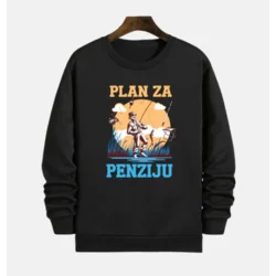 MAFIMI Muški duks Plan za penziju, Crni