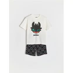 Reserved - BOYS` PYJAMA - kremna