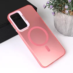 Maska za Samsung Galaxy A16 5G Magsafe Clear roze