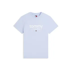 Tommy Jeans Majica golobje modra/bela
