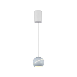 LED luster na sajli LED/8,5W/230V 3000K bela
