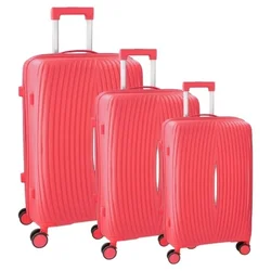Empire genova kofer set 3 komada pp crvena ( 100527 )