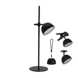 LED prigušiva punjiva stona lampa LED/3,5W/5V 3000/4000/6500K crna