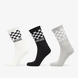 Nogavice Vans Classic Check Crew 3-Pack White/ Black/ Grey S