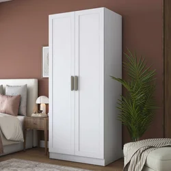Hanah Home BA299 ormar 90 × 210 × 57,5 cm, bela