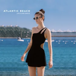 AtlanticBeach Ženski jednodelni kupaći kostim, Crni