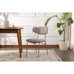 Hanah Home Set trpezarijskih stolica Nancy , 2 komada, Svetlosivi