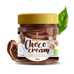 JUST SUPERIOR Vege čoko krem, Organski, 240 g