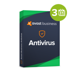Avast Business Antivirus – 3 leta/1 uporabnik, elektronska licenca