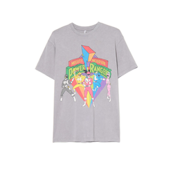Cropp - Majica s printom Power Rangers - light grey